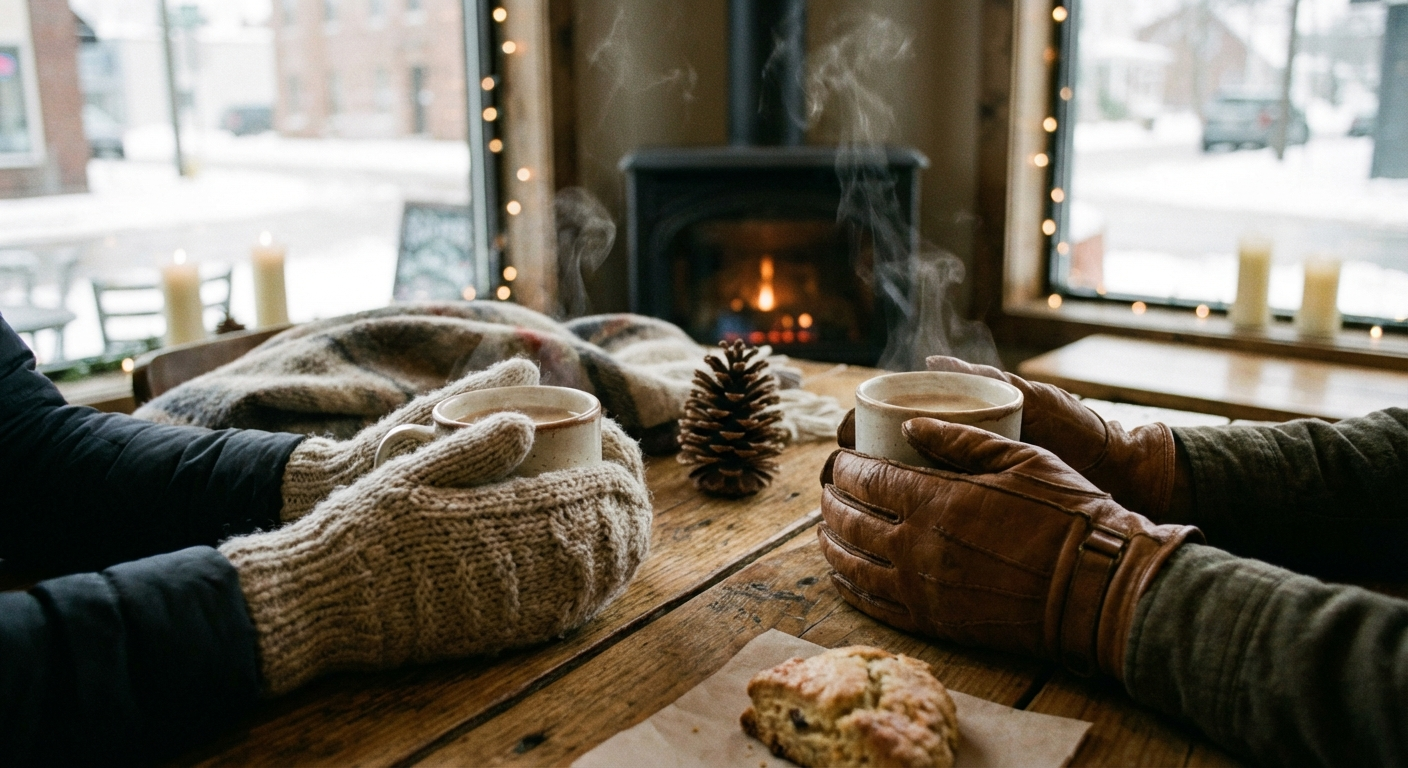 Hands holding coffee mugs
