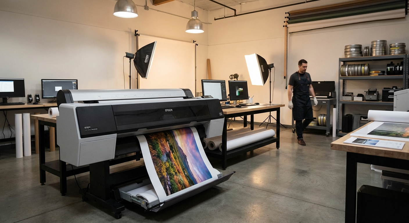 Lab printing high-quality photos